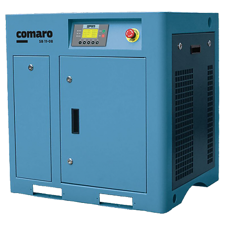 Винтовой компрессор COMARO SB 22-10 с ременным приводом и блоком управления COMCON 200