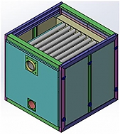 Теплообменный блок приточной установки Talwind для дизельной/газовой горелки